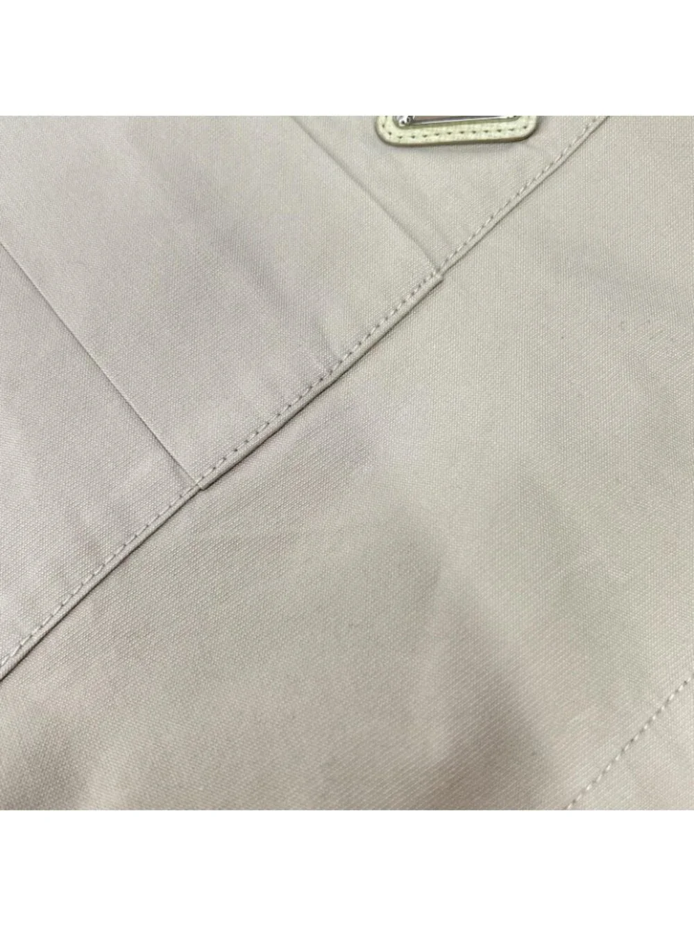 Prada Triangle Logo a Line Cargo Skirt 36